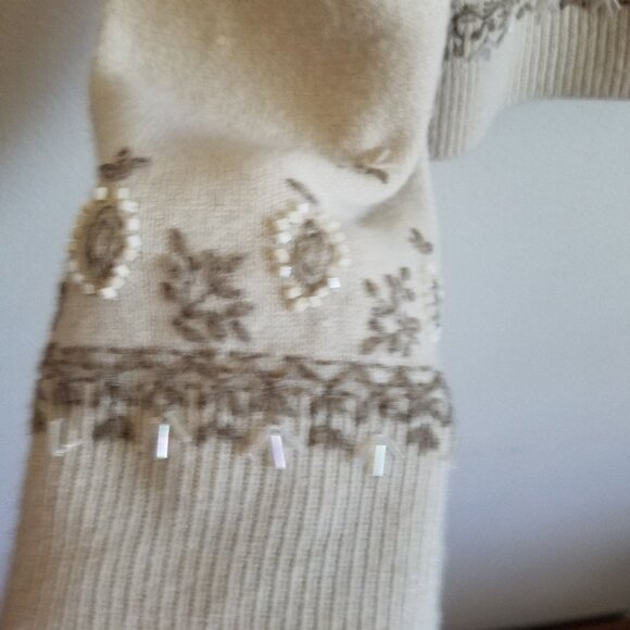 Paul Harris Design Embroidery Beaded Cardigan Large - Picture 4 of 15